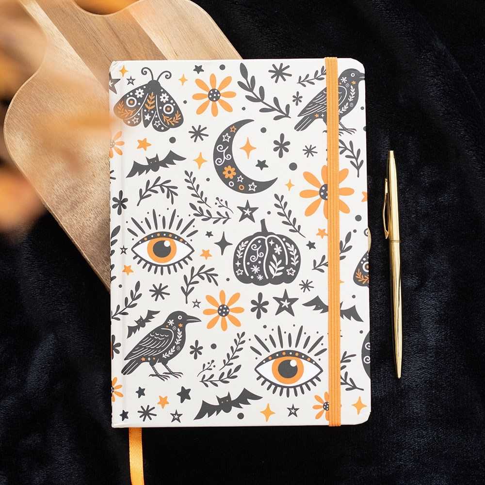 Something Different - Frightful Folk Print A5 Notitieboek - Multicolours